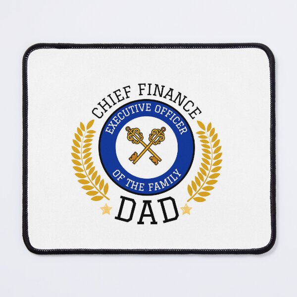 Item preview, Best Financial Dad Ever Round Emblem Design designed and sold by RamjoVerse.