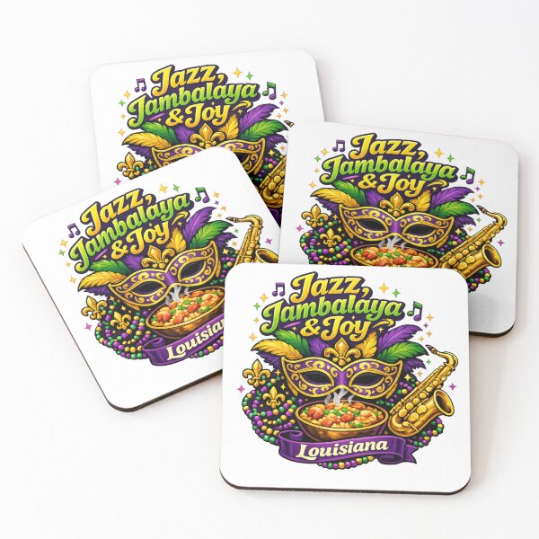Item preview, Louisiana Jazz Jambalaya Mardi Gras Celebration designed and sold by Dresut.