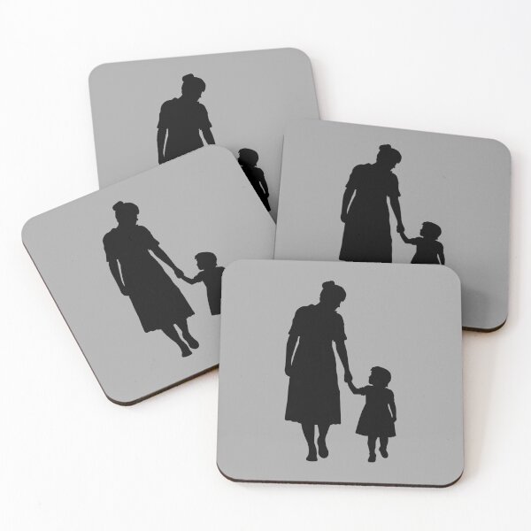 Item preview, Family Silhouette Colorful Modern Fun Together Love designed and sold by shirt-o-mat.