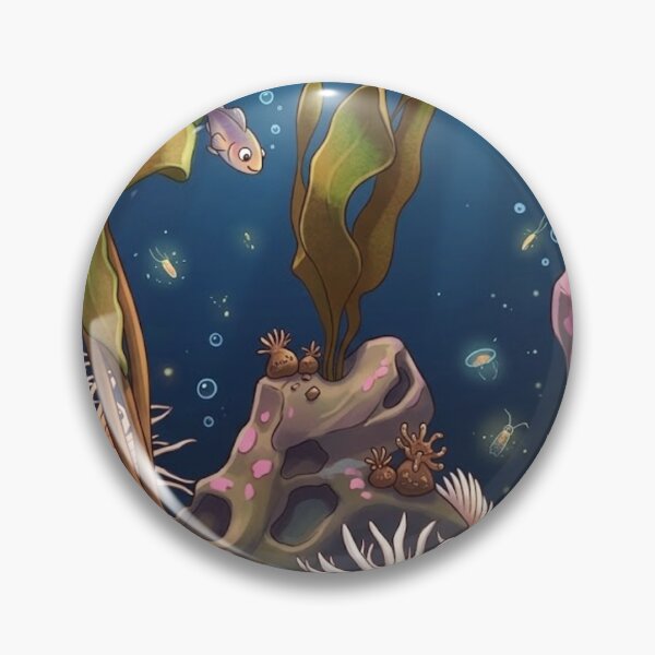 Item preview, A vibrant glowing oranges and creamy whites of the sea anemones designed and sold by AirCrayons27.