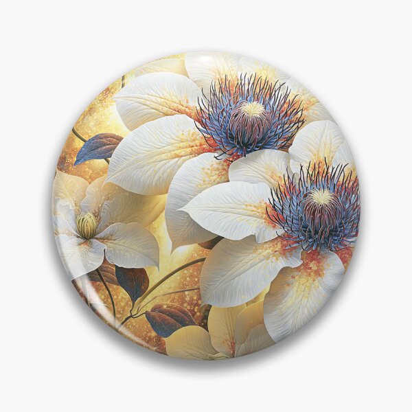 Item preview, The Solar Anemone Clematis designed and sold by bloorose.
