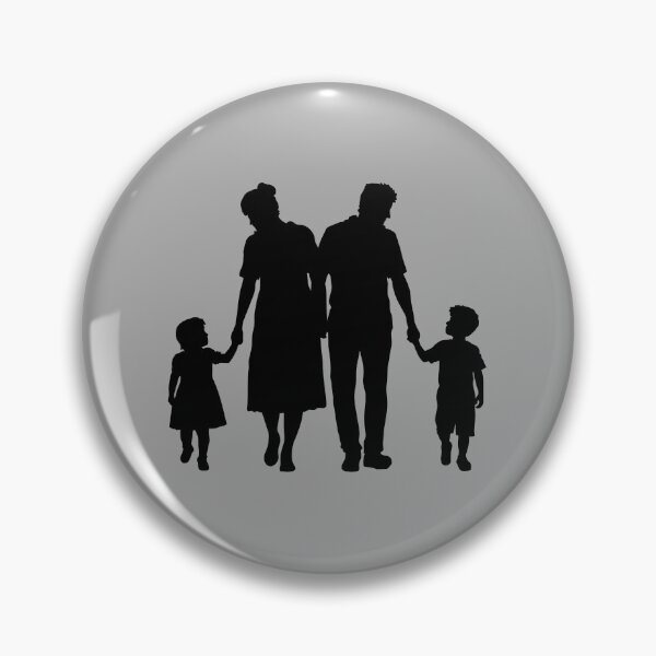 Item preview, Family Silhouette Modern Fun Together Love designed and sold by shirt-o-mat.