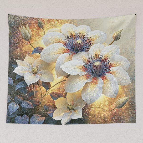Item preview, The Solar Anemone Clematis designed and sold by bloorose.