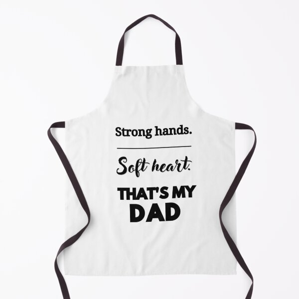 Item preview, Strong Hands Soft Heart Dad Quote designed and sold by TheodoraByAVP.
