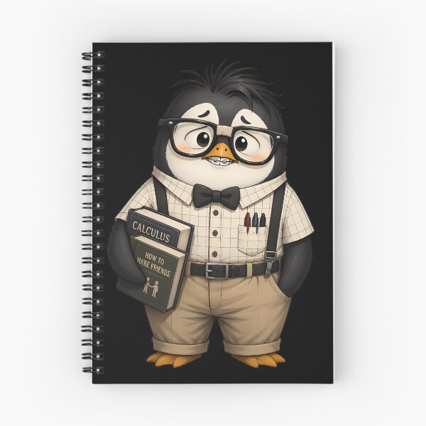 Item preview, Awkward Nerd Penguin designed and sold by BY LI.