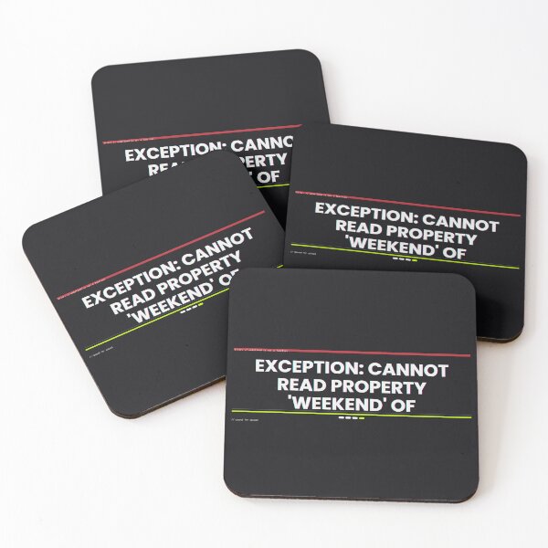Item preview, EXCEPTION: Cannot Read Property 'Weekend' Of Undefined — 5SK Series #… designed and sold by 5SKseries.