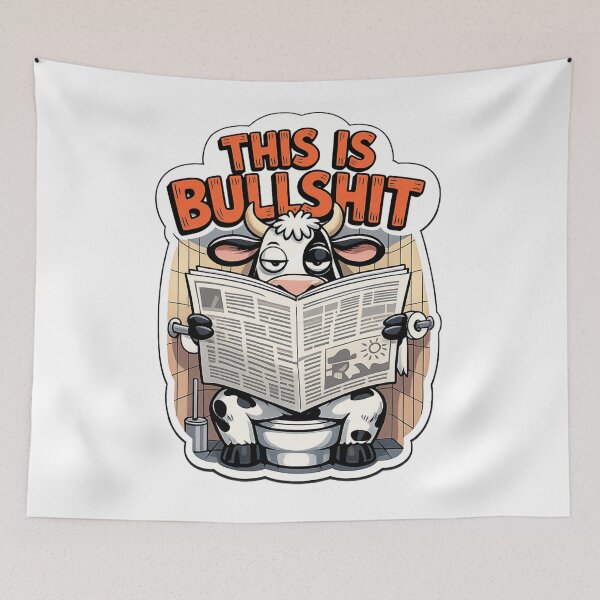 Item preview, This Is Bullshit Toilet Sarcastic Bullshit Design T-Shirt designed and sold by MerchlyMike.