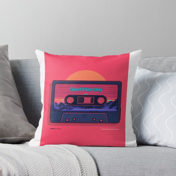 Item preview, Cassette Tape Sunset Landscape Vaporwave Retro Aesthetic Design designed and sold by jojodebondy.