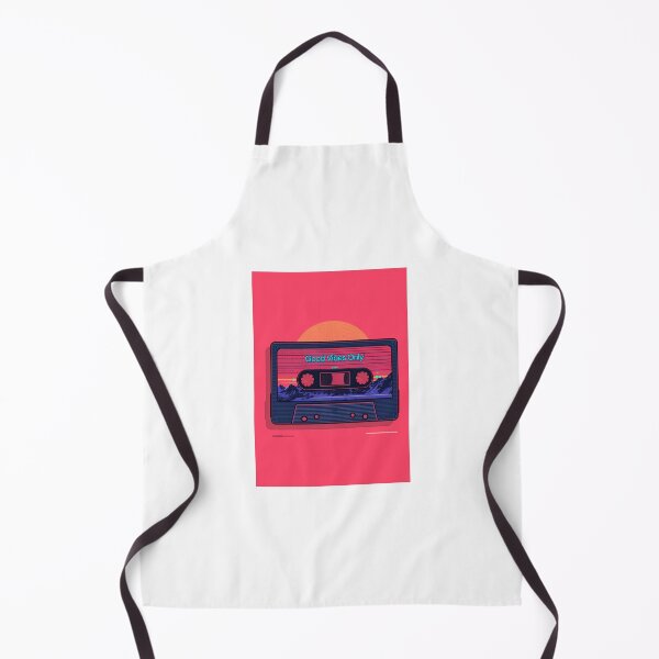 Item preview, Cassette Tape Sunset Landscape Vaporwave Retro Aesthetic Design designed and sold by jojodebondy.