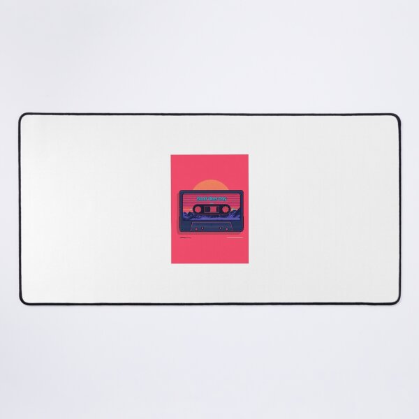 Item preview, Cassette Tape Sunset Landscape Vaporwave Retro Aesthetic Design designed and sold by jojodebondy.