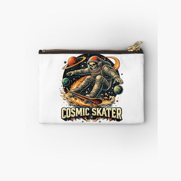 Item preview, Cosmic Skater Planet Saturn Retro Wave Style designed and sold by JonelleTshirts.