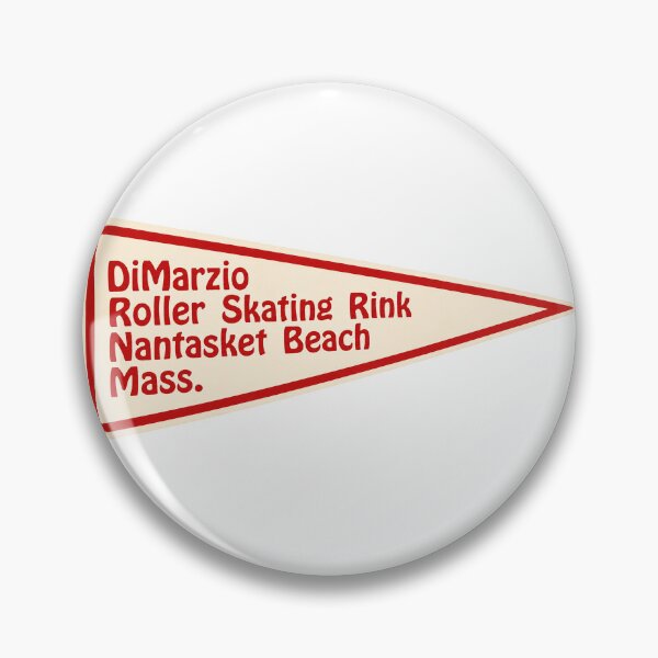 Item preview, DiMarzio Roller Skating Rink Nantucket Beach Massachusetts Roller Skating Rink Sticker Decal Label designed and sold by tislord.