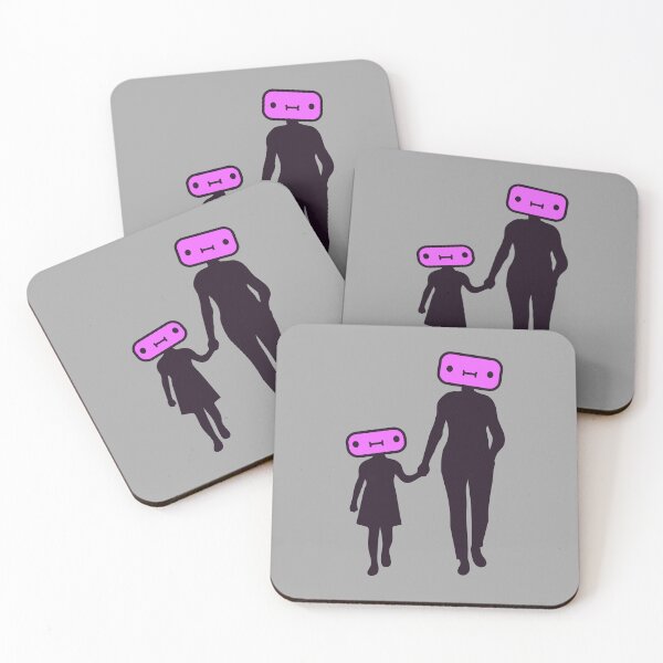 Item preview, Family Silhouette Colorful Modern Fun Together Love designed and sold by shirt-o-mat.