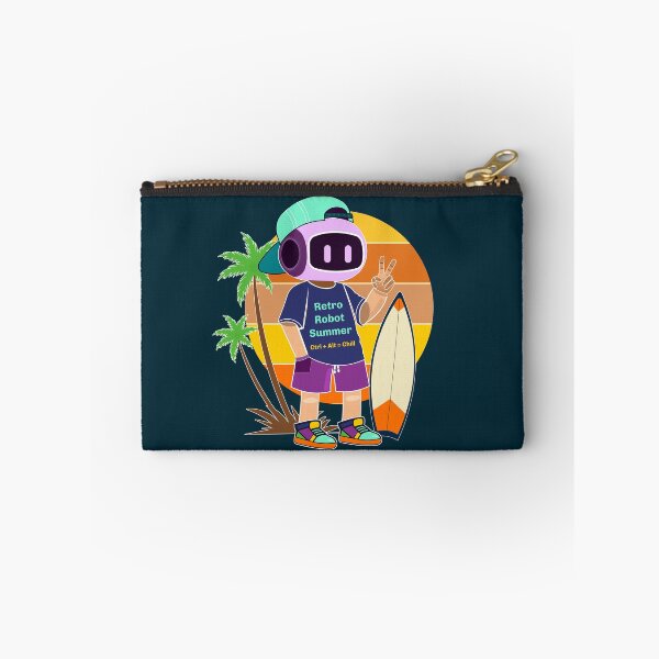 Item preview, Retro Robot Summer - Tech Humor Ctrl Alt Chill Surfer Bot designed and sold by Print Expert.