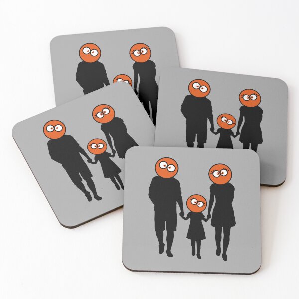 Item preview, Family Silhouette Colorful Modern Fun Together Love designed and sold by shirt-o-mat.