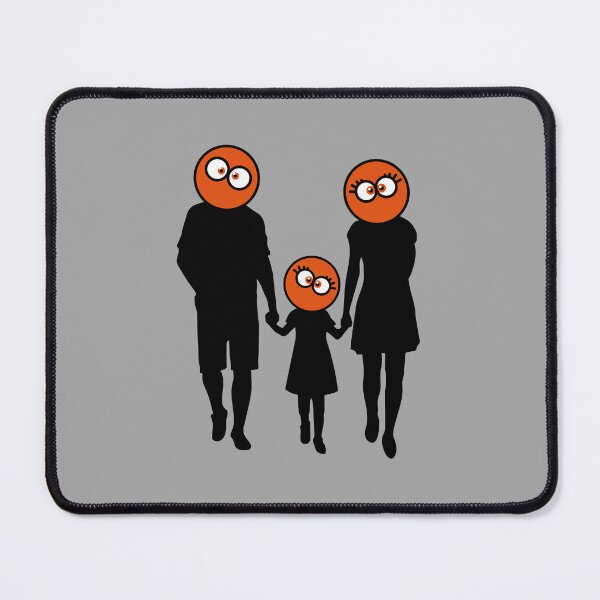 Item preview, Family Silhouette Colorful Modern Fun Together Love designed and sold by shirt-o-mat.