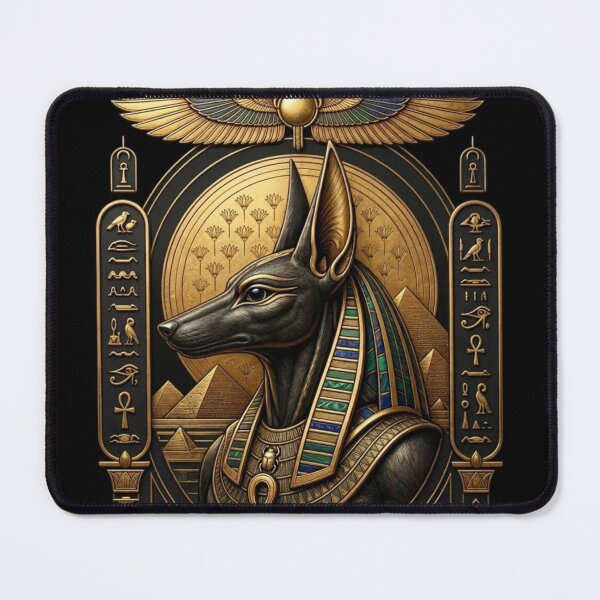 Item preview, Anubis God of the Afterlife Ancient Egyptian Gold Relief designed and sold by Queen Cleopatra.