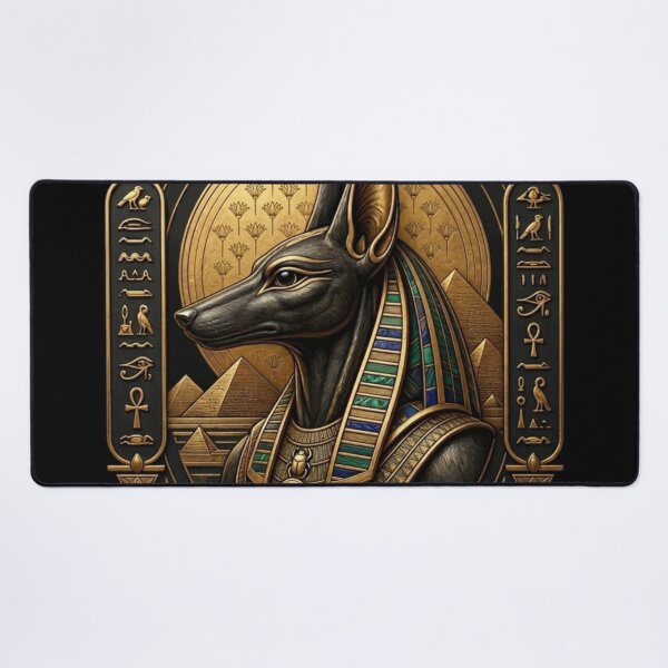 Item preview, Anubis God of the Afterlife Ancient Egyptian Gold Relief designed and sold by Queen Cleopatra.