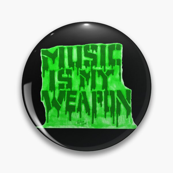Item preview, Graffiti Music Is My Weapon Green Variant designed and sold by Grimmlar.
