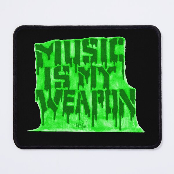 Item preview, Graffiti Music Is My Weapon Green Variant designed and sold by Grimmlar.