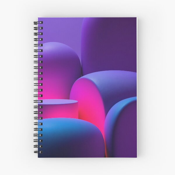 Item preview, Futuristic Neon Gradient 3D Forms designed and sold by ScreenPin.