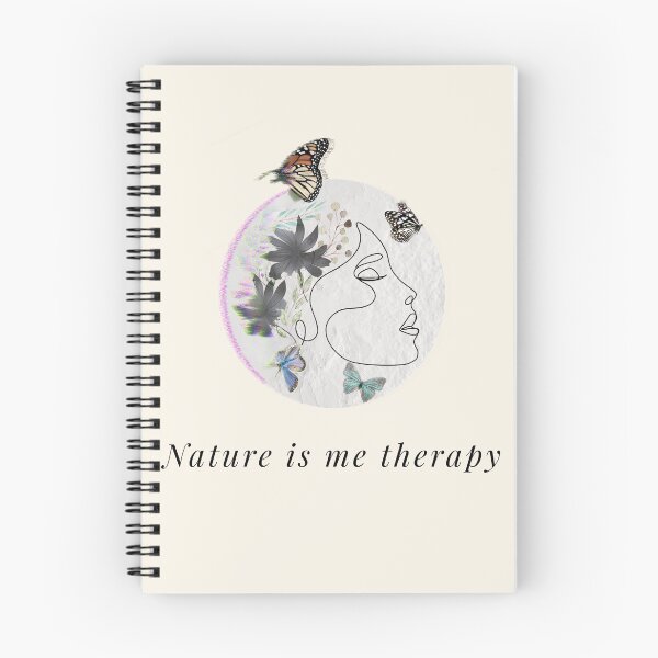 Item preview, Nature Is My Therapy Line Art Aesthetic designed and sold by ZJDesignsArt.