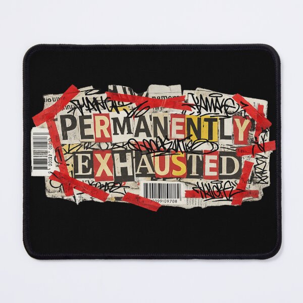 Item preview, Permanently Exhausted Ransom Note designed and sold by krish-prints.