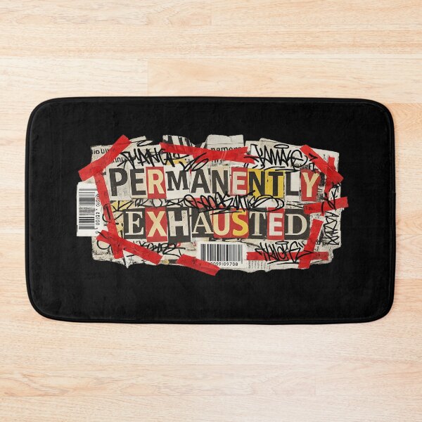 Item preview, Permanently Exhausted Ransom Note designed and sold by krish-prints.