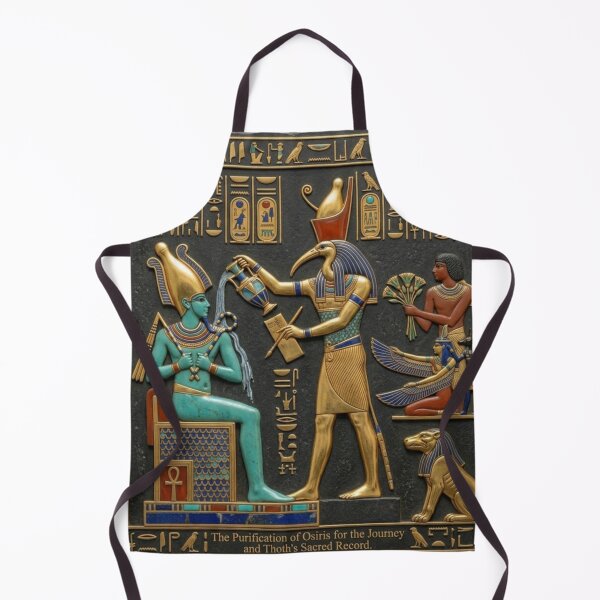 Item preview, Thoth and Osiris Ancient Egyptian Sacred Ritual Relief designed and sold by Queen Cleopatra.