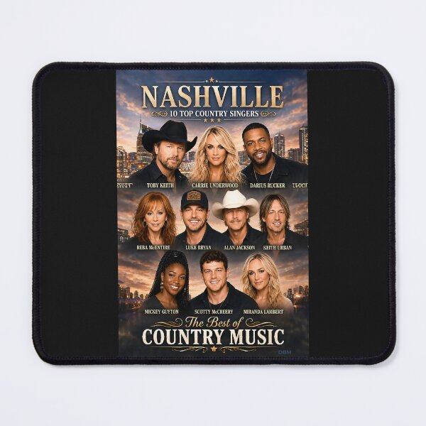 Item preview, NASHVILLE 10 TOP COUNTRY MUSIC SINGERS designed and sold by DBM Photo Art 1.