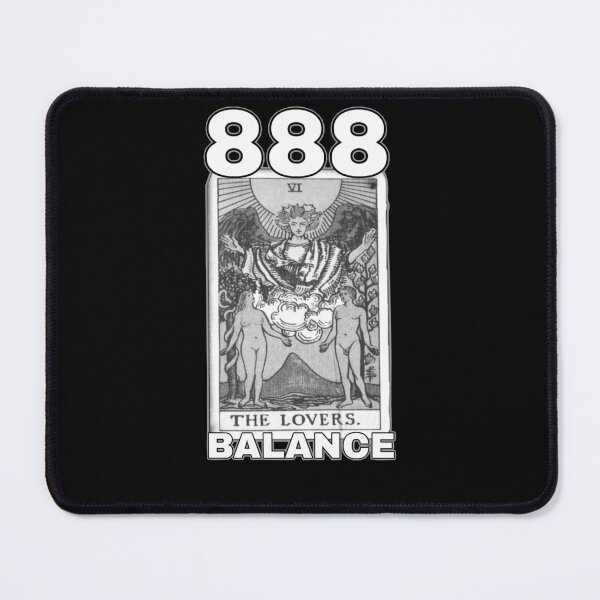 Item preview, 888 Angel Numbers The Lovers Tarot Card designed and sold by PopBubbleShop.