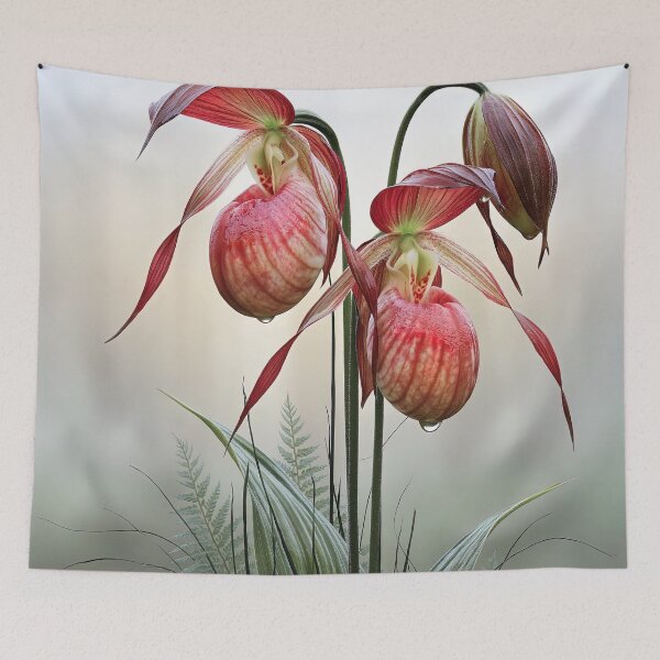 Item preview, The Veined Slipper Orchid designed and sold by bloorose.