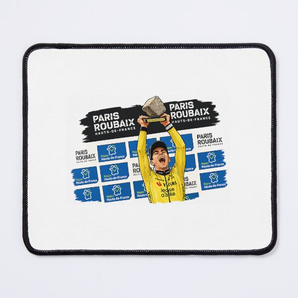 Item preview, Wout Van Aert Paris Roubaix winner  designed and sold by cyclingmania.