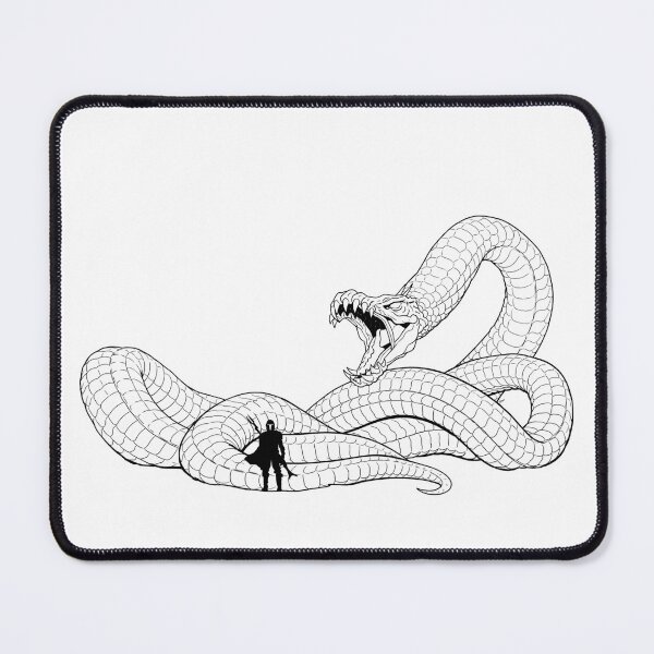 Item preview, DragonSnake Sticker designed and sold by LittleRockArt.
