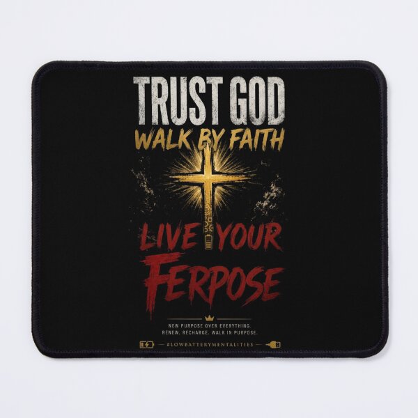 Item preview, God Over Fear Christian Faith designed and sold by LowBatteryStudio ⭐.