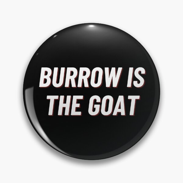 Item preview, Joe Burrow GOAT Cincinnati Bengals Fan Art Design designed and sold by ThatFootball12.