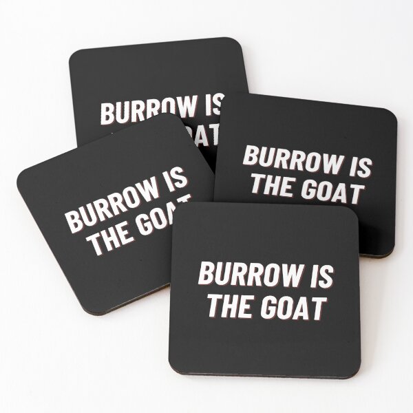 Item preview, Joe Burrow GOAT Cincinnati Bengals Fan Art Design designed and sold by ThatFootball12.