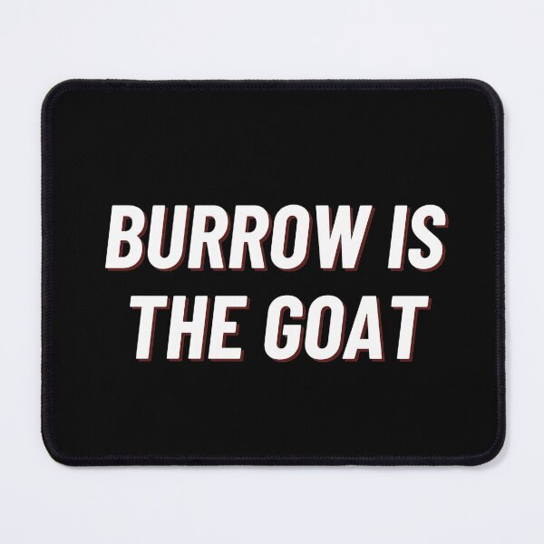 Item preview, Joe Burrow GOAT Cincinnati Bengals Fan Art Design designed and sold by ThatFootball12.
