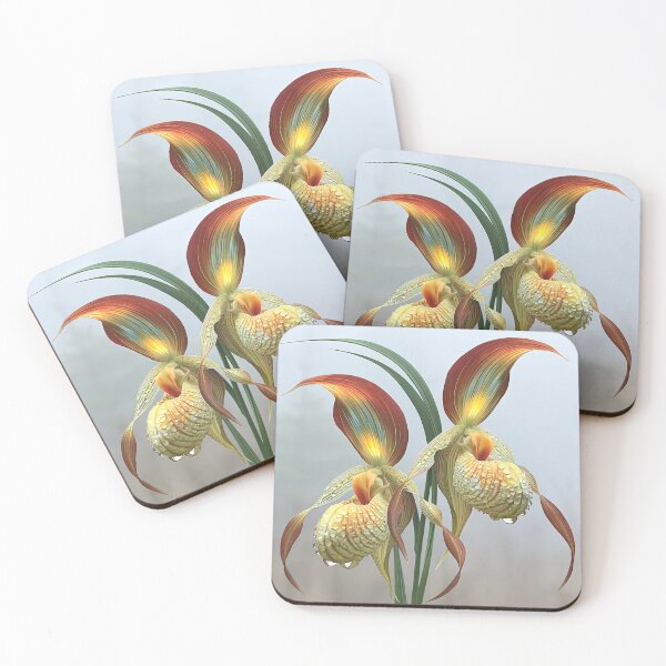 Item preview, The Amber Slipper Orchid designed and sold by bloorose.