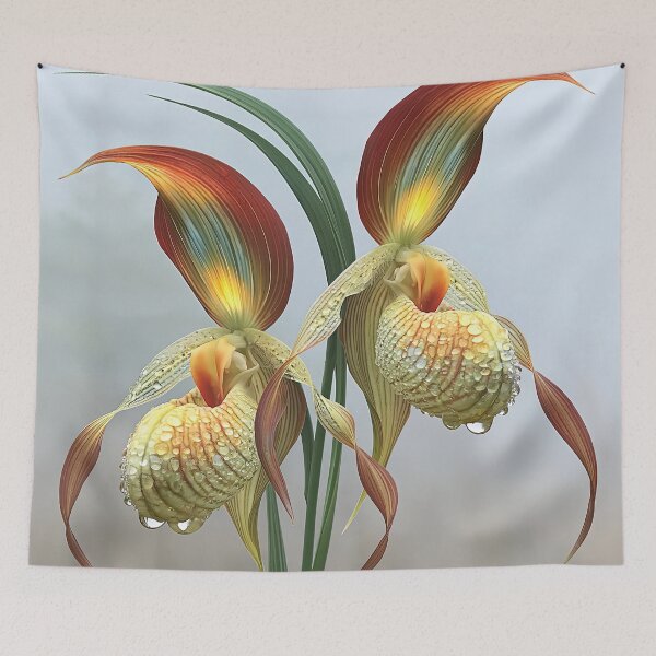 Item preview, The Amber Slipper Orchid designed and sold by bloorose.