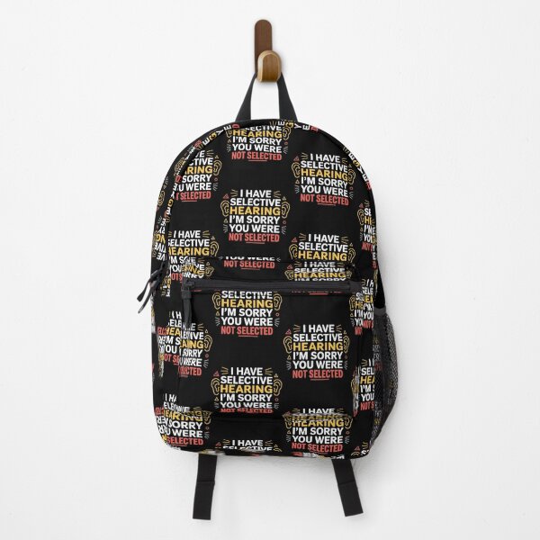 Item preview, I Have Selective Hearing Funny Quote Graphic For Sarcastic Friend Humor designed and sold by Redgiant87x.