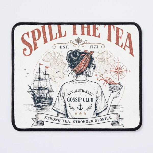 Item preview, Spill The Tea Revolutionary Gossip Club Vintage designed and sold by ZENVIRART.