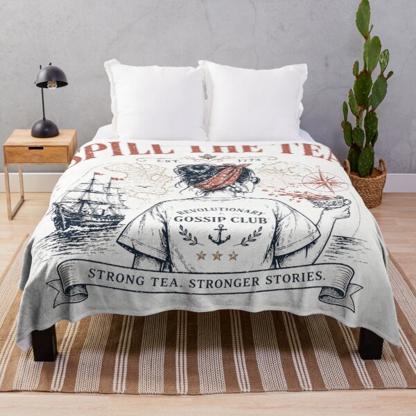 Item preview, Spill The Tea Revolutionary Gossip Club Vintage designed and sold by ZENVIRART.