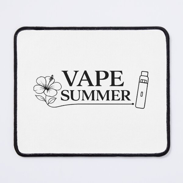 Item preview, VAPE SUMMER – Minimal Floral Vape Typography Design designed and sold by House of Taste Vape Designs.