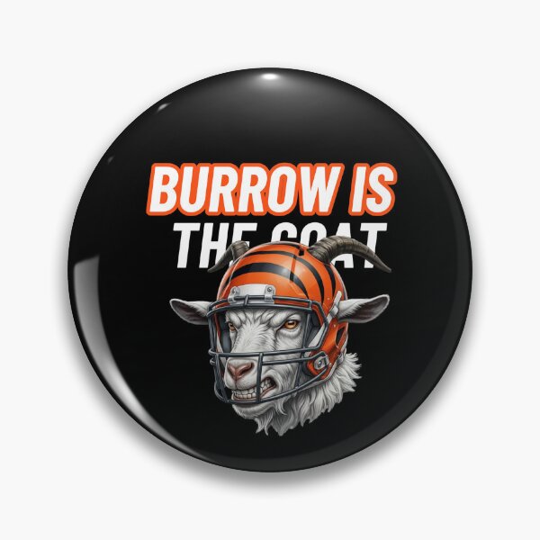 Item preview, Burrow GOAT Design Cincinnati Football Fan Gift designed and sold by ThatFootball12.