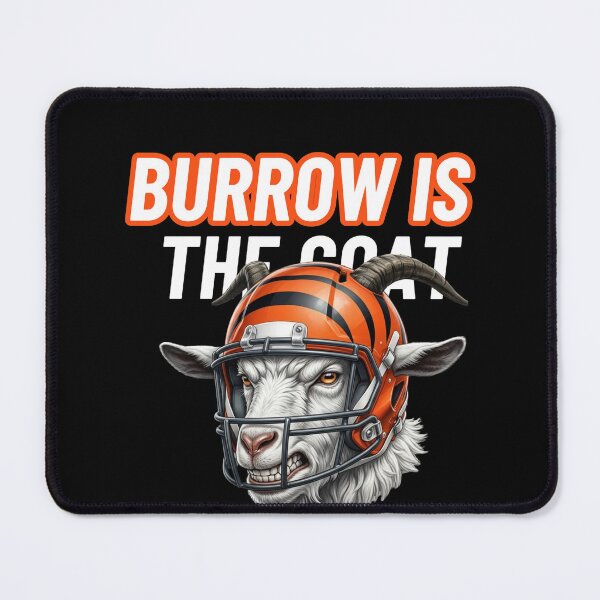 Item preview, Burrow GOAT Design Cincinnati Football Fan Gift designed and sold by ThatFootball12.