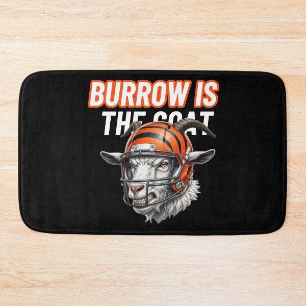Item preview, Burrow GOAT Design Cincinnati Football Fan Gift designed and sold by ThatFootball12.