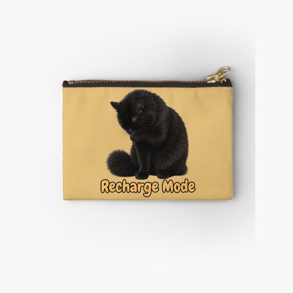 Item preview, Recharge Mode – Cozy Black Cat Illustration designed and sold by lumar23.