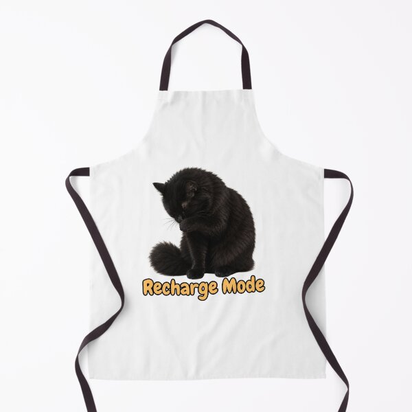 Item preview, Recharge Mode – Cozy Black Cat Illustration designed and sold by lumar23.
