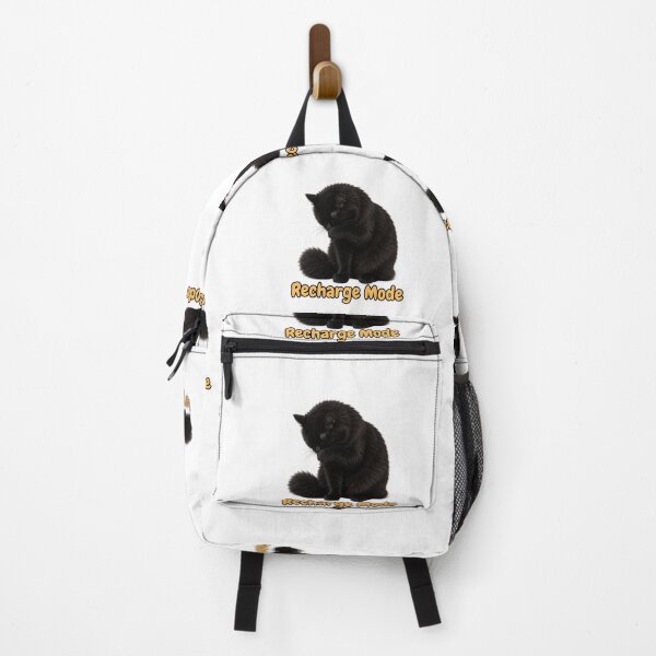 Item preview, Recharge Mode – Cozy Black Cat Illustration designed and sold by lumar23.